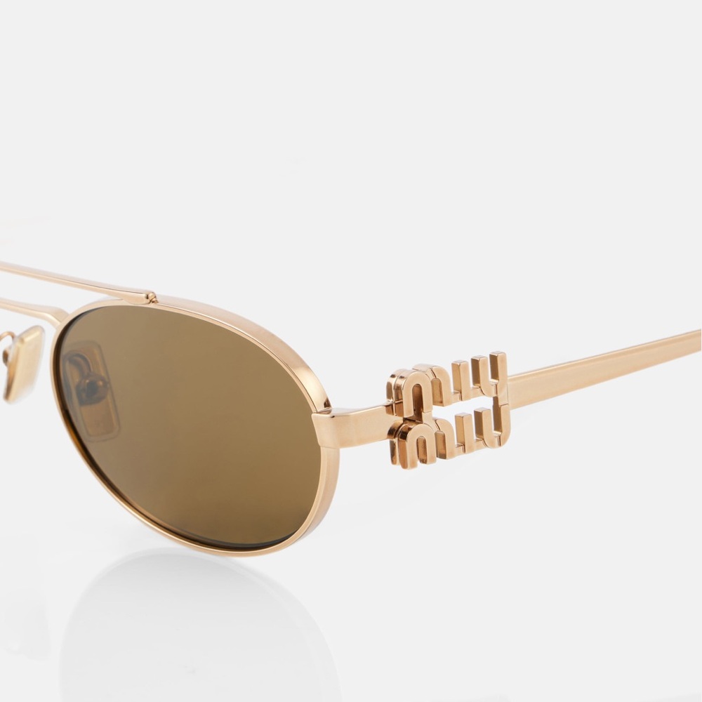 Authentic Miu Miu Logo Oval Eyewear - Picture 10 of 13